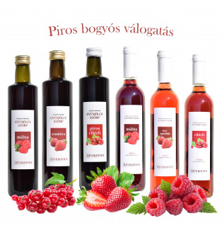 Piros bogyós válogatás